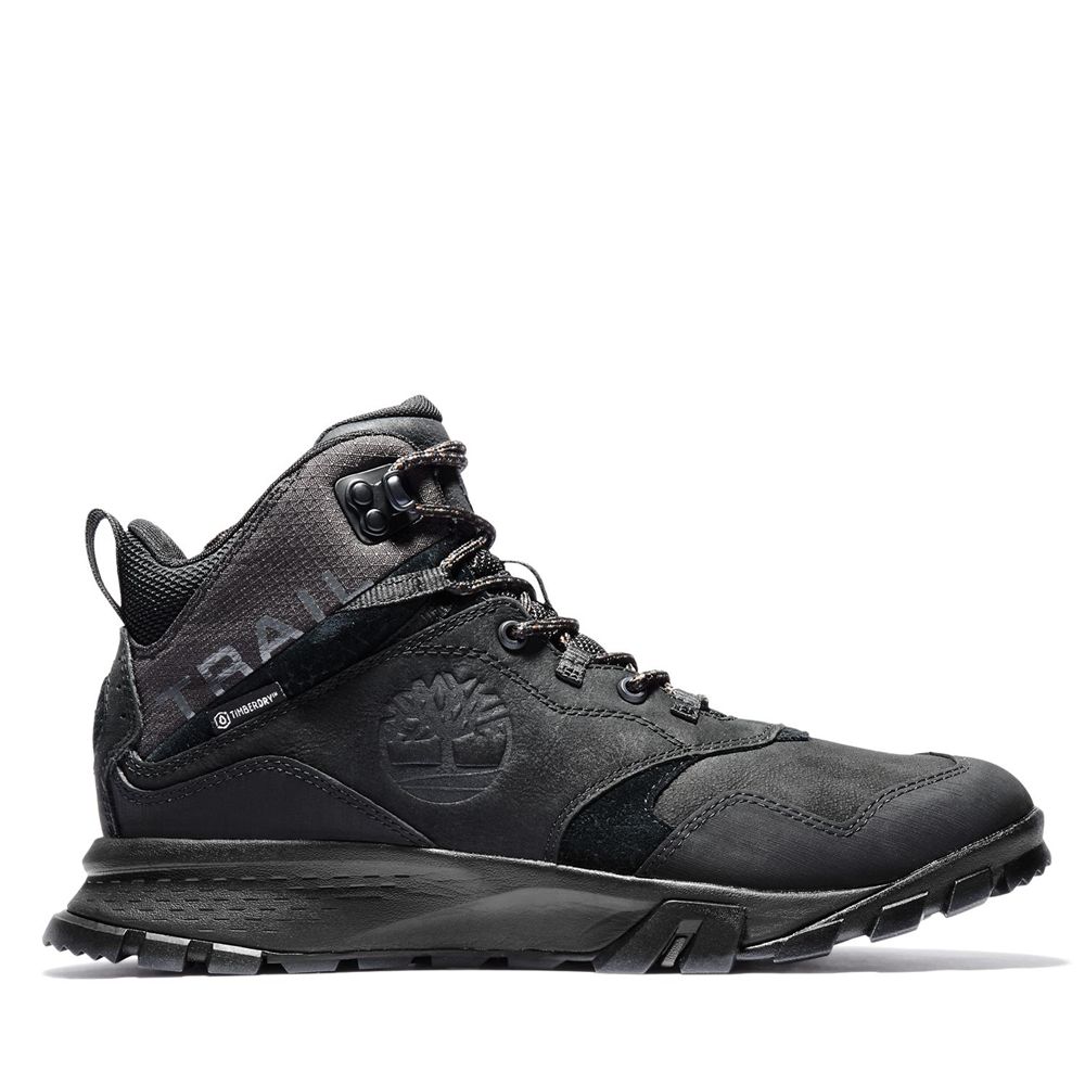 Botas de Montaña Timberland Hombre Garrison Trail Waterproof Mid Negras - Chile AMP-261935